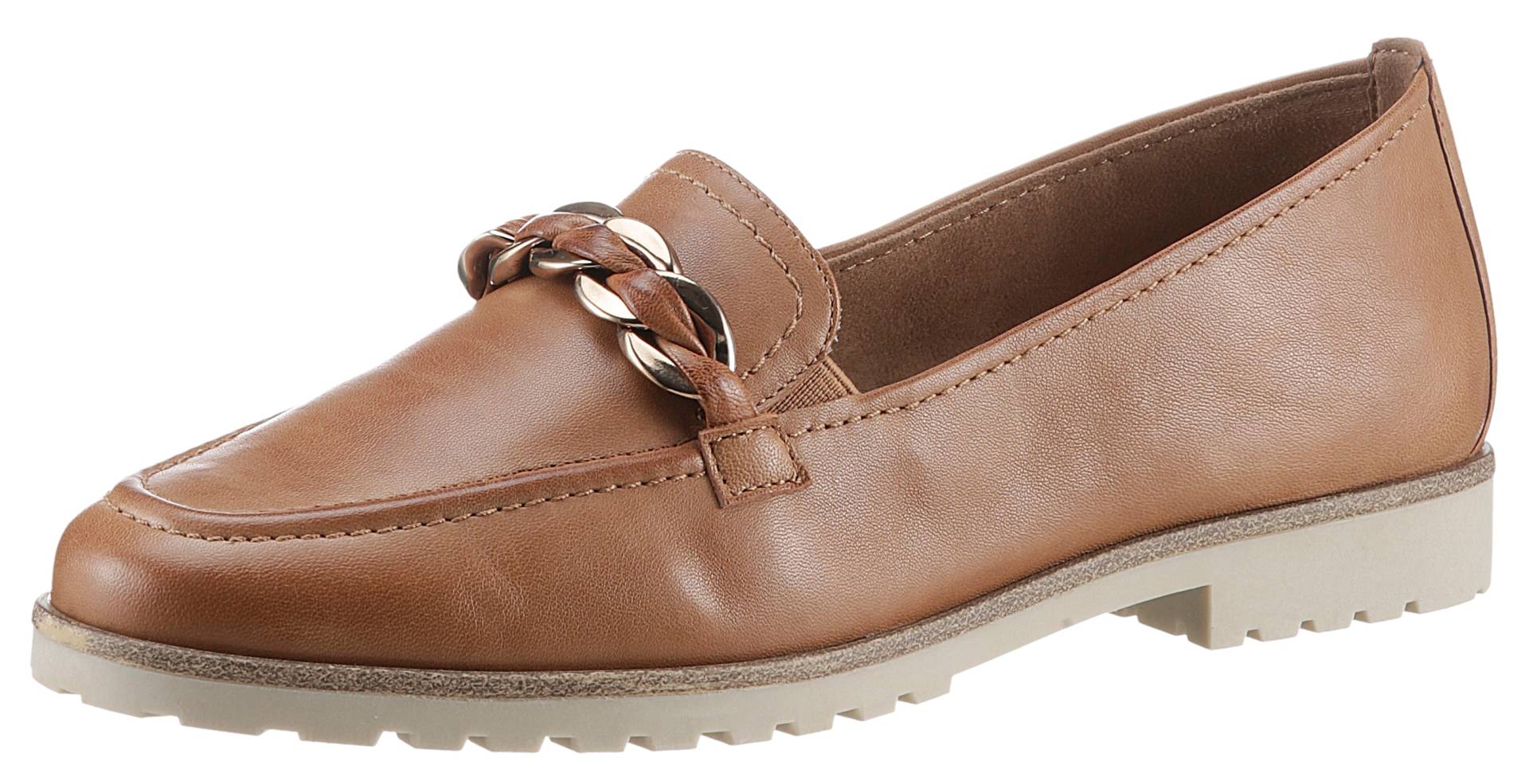 Tamaris Loafer, Chunky Slipper, Business Schuh mit trendiger Flechtkette von tamaris