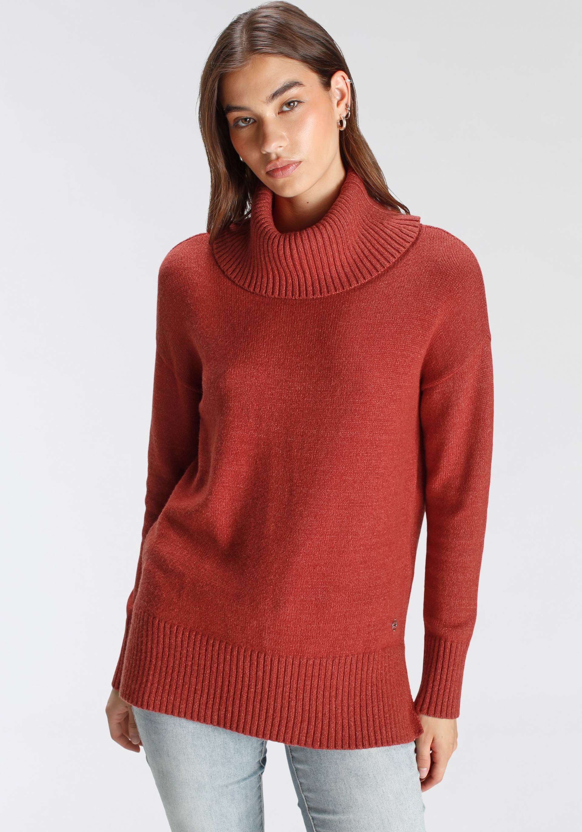 Tamaris Rollkragenpullover, mit Rippdetails Tamaris Rollkragenpullover, mit Rippdetails von tamaris