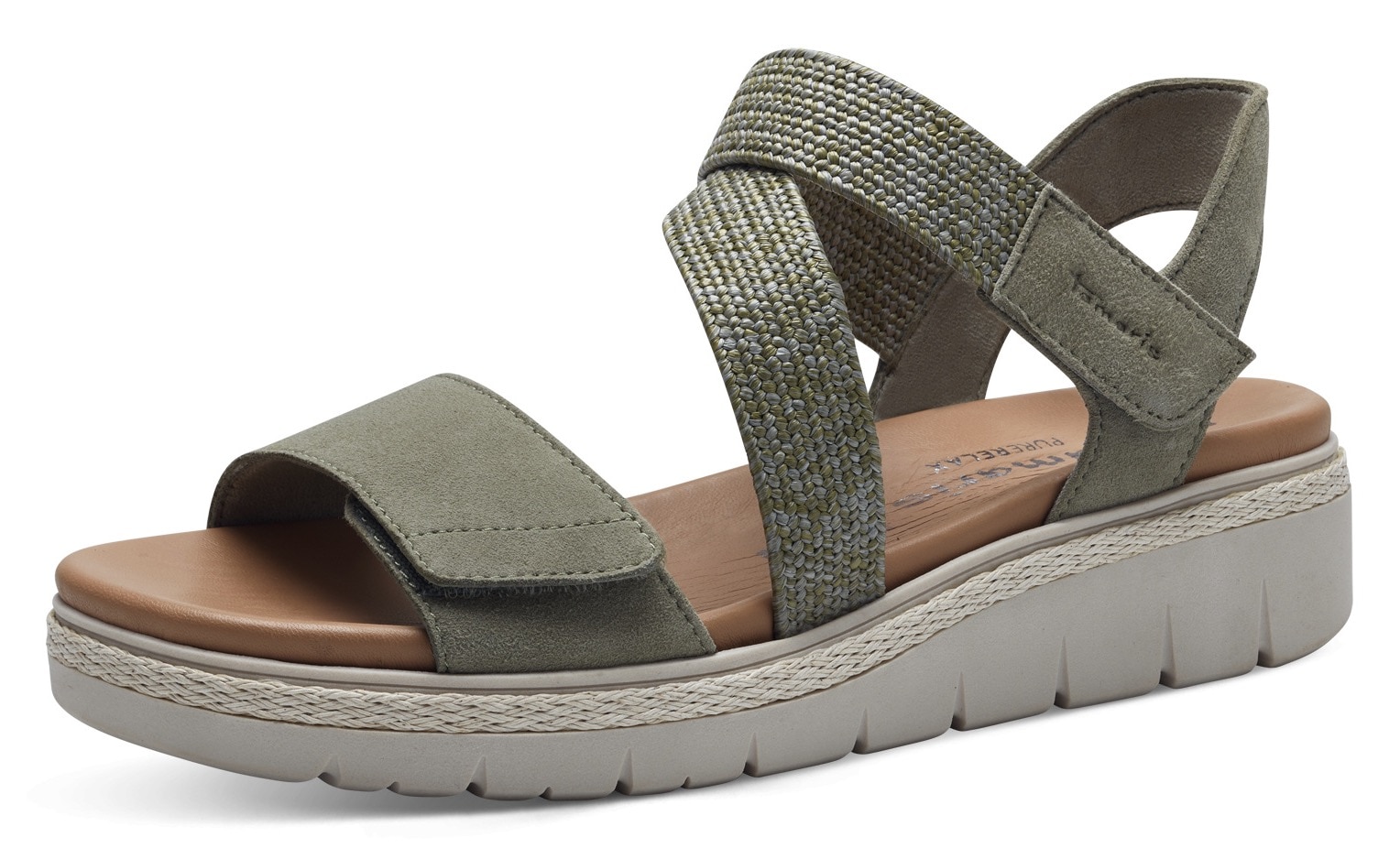 Tamaris Keilsandalette, Sommerschuh, Sandale, Plateauabsatz, mit Klettverschluss Tamaris Keilsandalette, Sommerschuh, Sandale, Plateauabsatz, mit Klettverschluss von tamaris