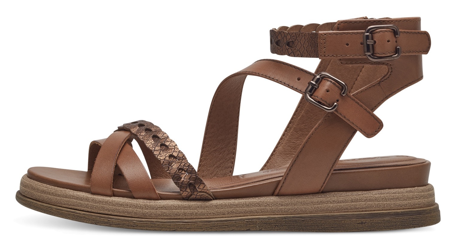 Tamaris Sandale, Sommerschuh, Sandalette, Keilabsatz, mit seitlichen Reissverschluss Tamaris Sandale, Sommerschuh, Sandalette, Keilabsatz, mit seitlichen Reissverschluss von tamaris