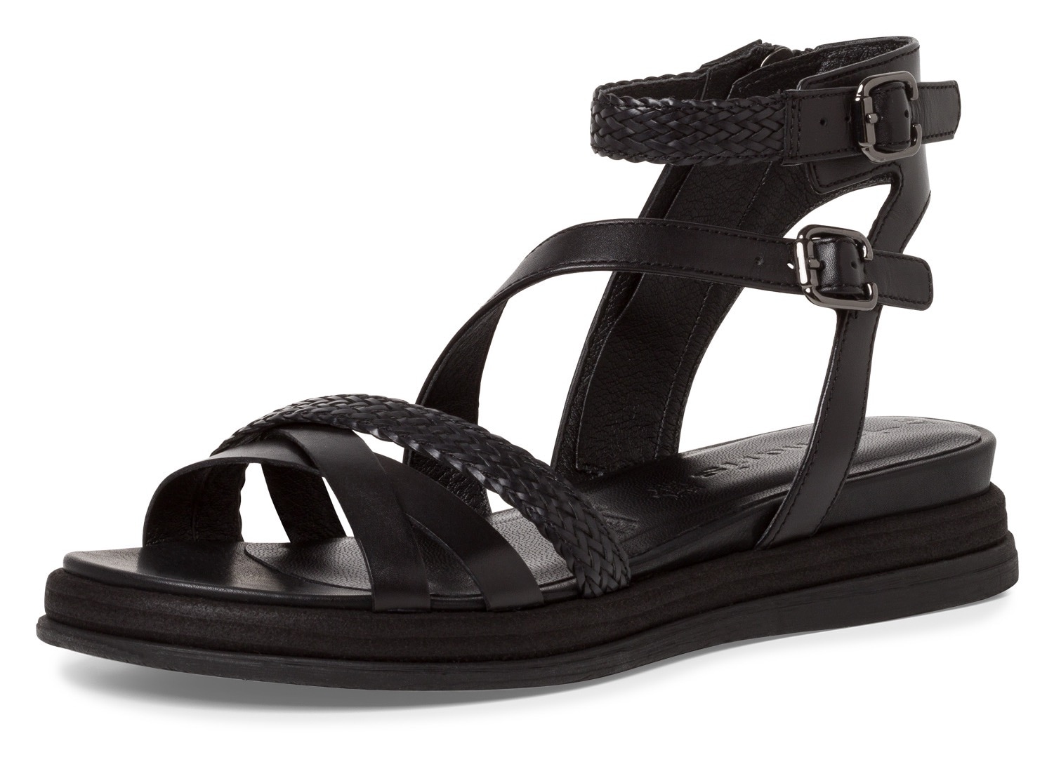 Tamaris Sandale, Sommerschuh, Sandalette, Keilabsatz, mit seitlichen Reissverschluss Tamaris Sandale, Sommerschuh, Sandalette, Keilabsatz, mit seitlichen Reissverschluss von tamaris