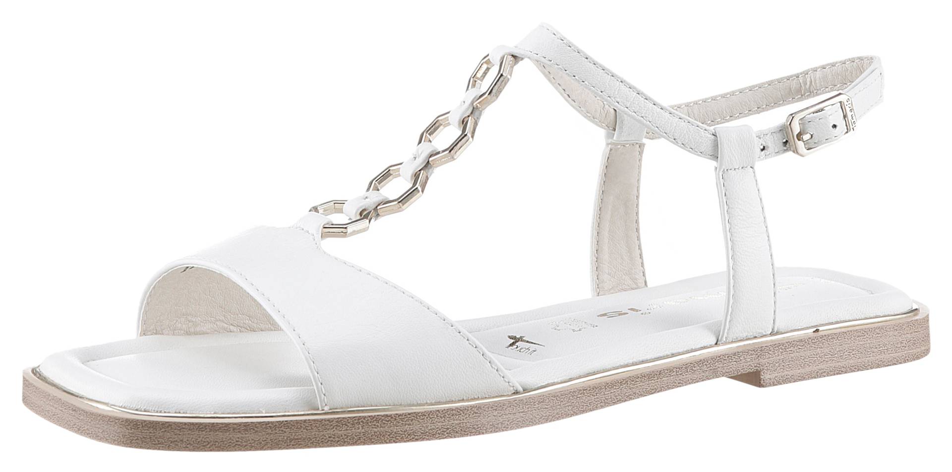 Tamaris Sandalette, Sommerschuh, Sandale, Blockabsatz, mit stylischen Schmuckelementen von tamaris