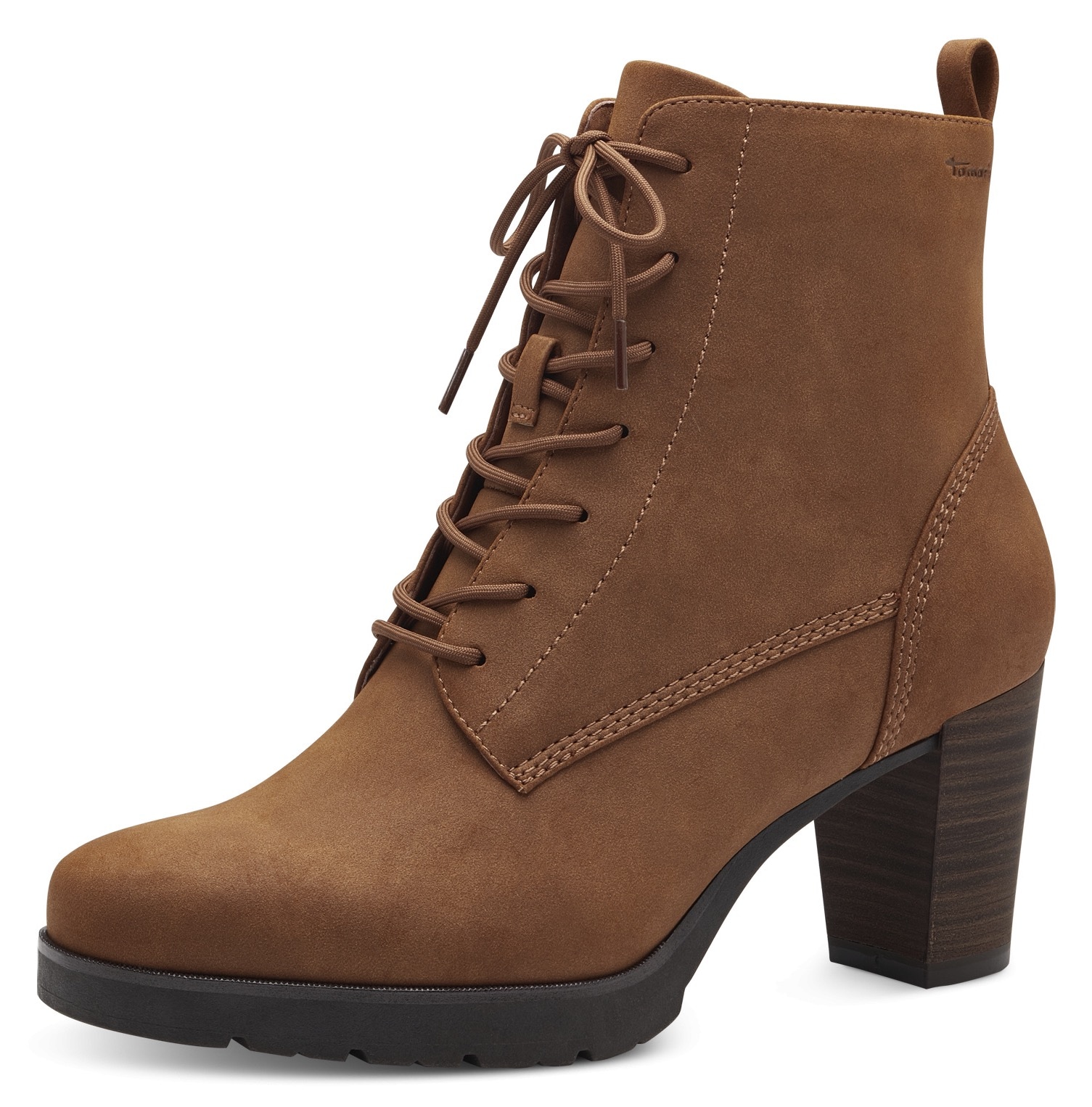 Tamaris Schnürstiefelette, Trichterabsatz, Stiefelette, Businessmode in veganer Verarbeitung Tamaris Schnürstiefelette, Trichterabsatz, Stiefelette, Businessmode in veganer Verarbeitung von tamaris