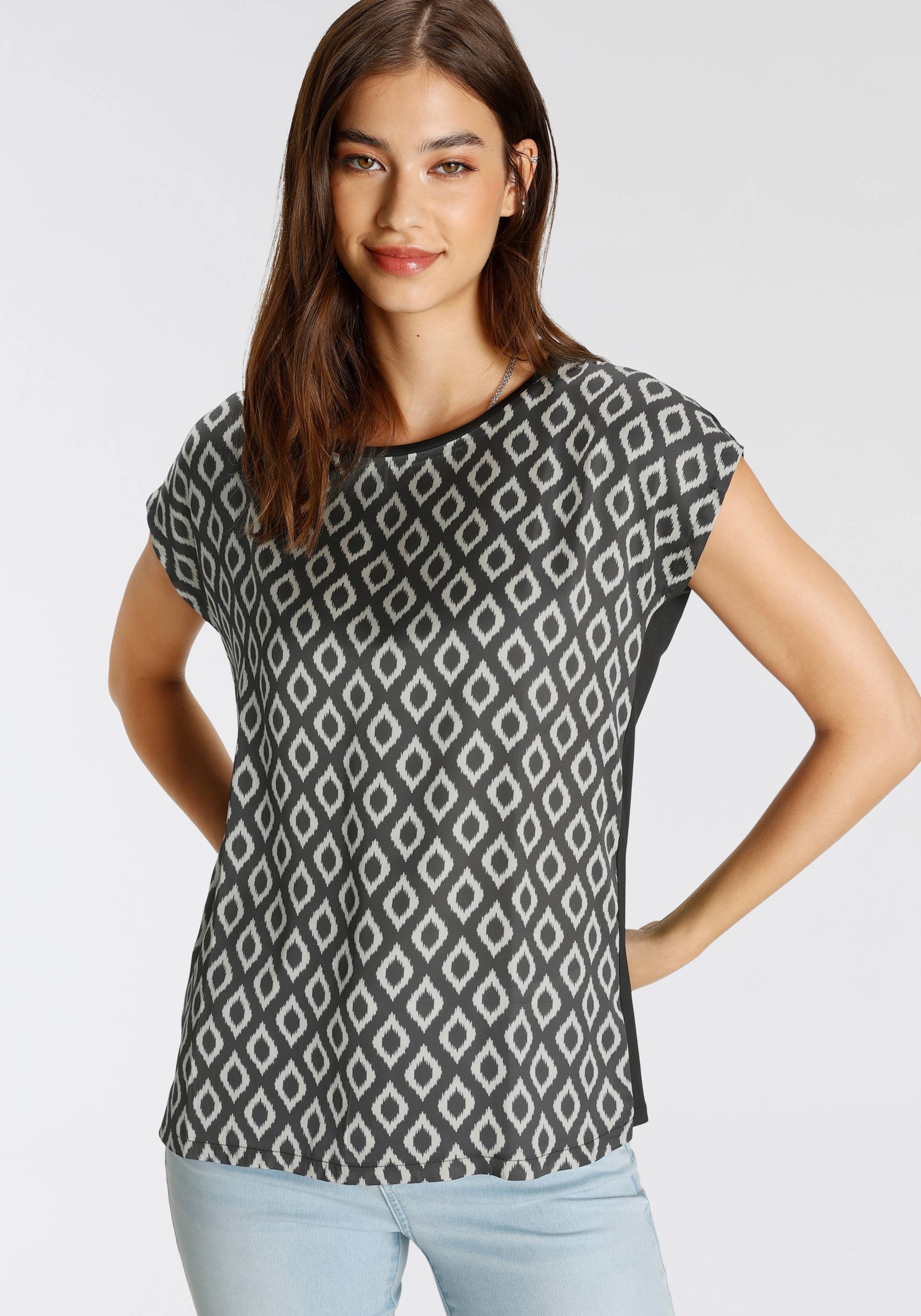 Tamaris Shirtbluse, mit trendigem Print Tamaris Shirtbluse, mit trendigem Print von tamaris