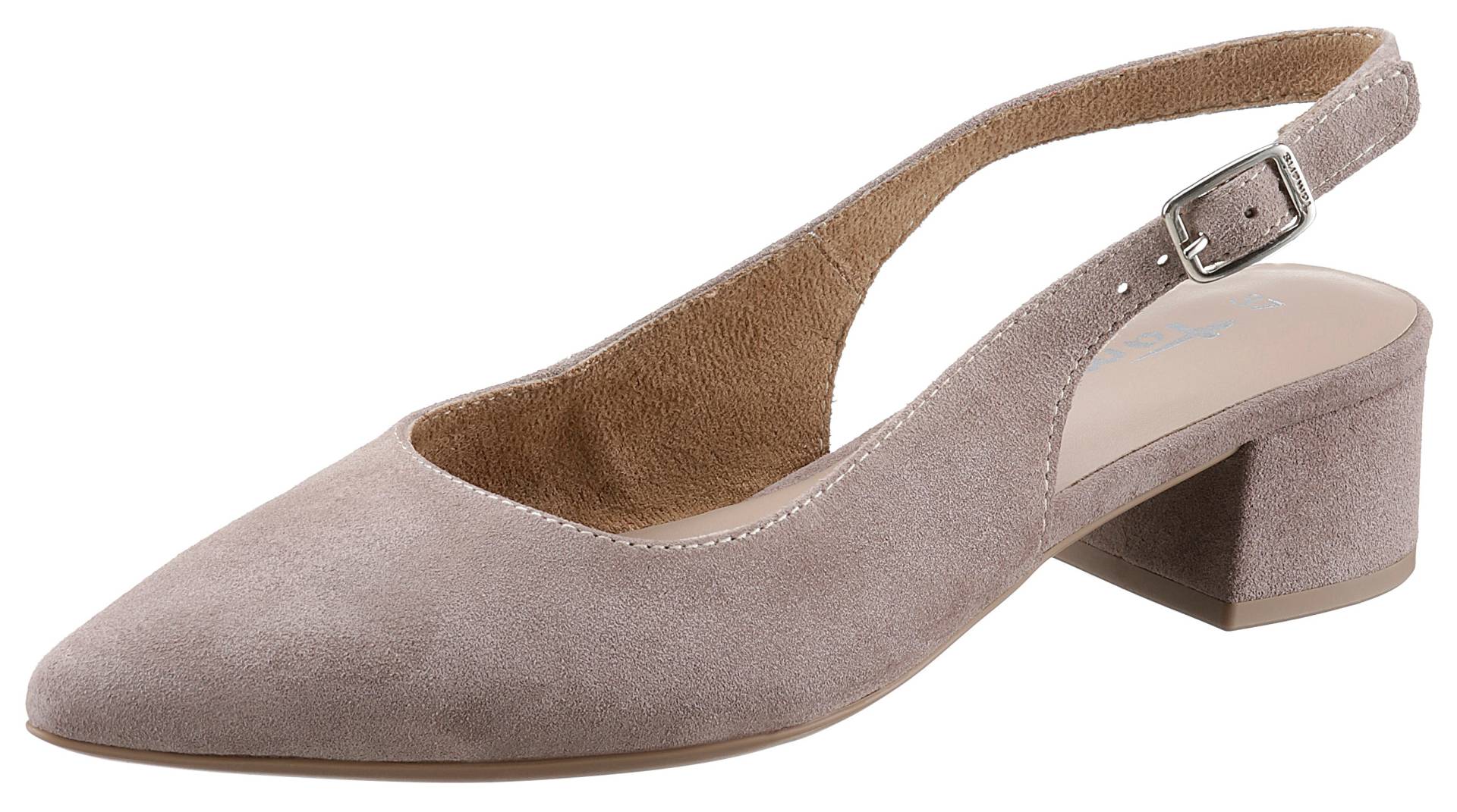 Tamaris Slingpumps, Blockabsatz, Abendschuh, Sommerschuh mit verstellbarem Riemchen Tamaris Slingpumps, Blockabsatz, Abendschuh, Sommerschuh mit verstellbarem Riemchen von tamaris