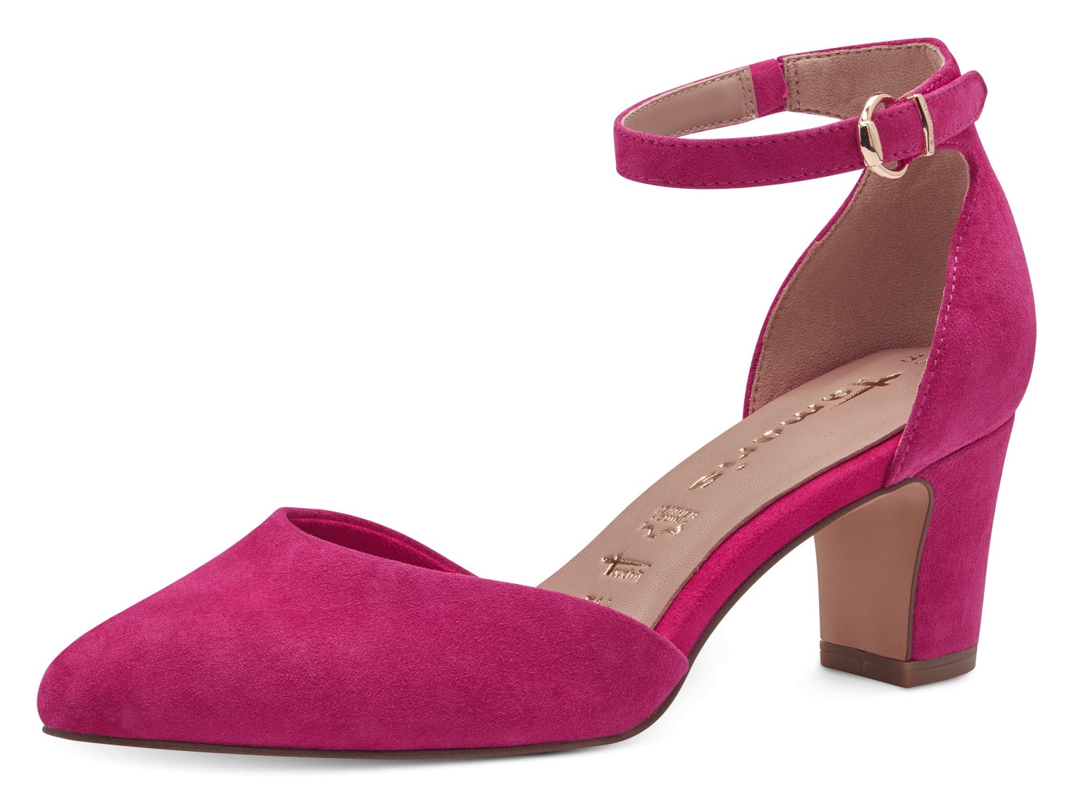 Tamaris Spangenpumps, Abendschuh, Festtagsschuh, Blockabsatz, mit Klettverschluss Tamaris Spangenpumps, Abendschuh, Festtagsschuh, Blockabsatz, mit Klettverschluss von tamaris