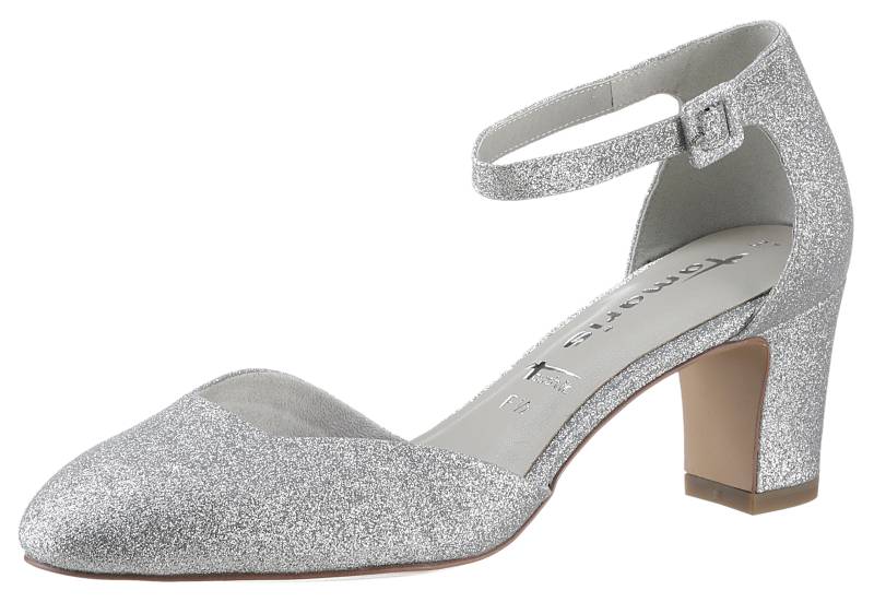 Tamaris Spangenpumps, Abendschuh, Festtagsschuh, Brautschuh, Trichterabsatz mit ANTIshokk von tamaris