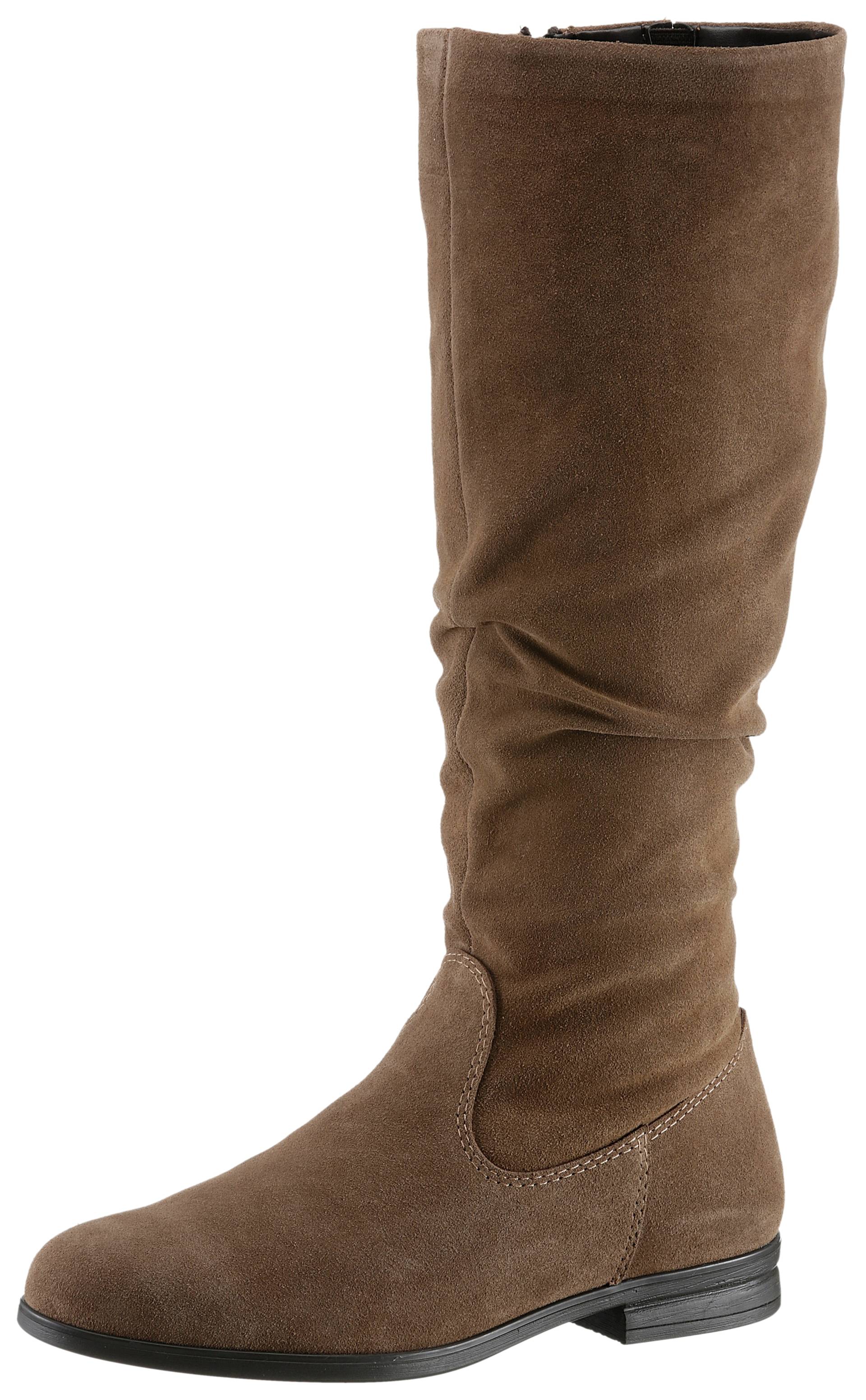 Tamaris Stiefel, mit modischen Faltungen am Schaft Tamaris Stiefel, mit modischen Faltungen am Schaft von tamaris