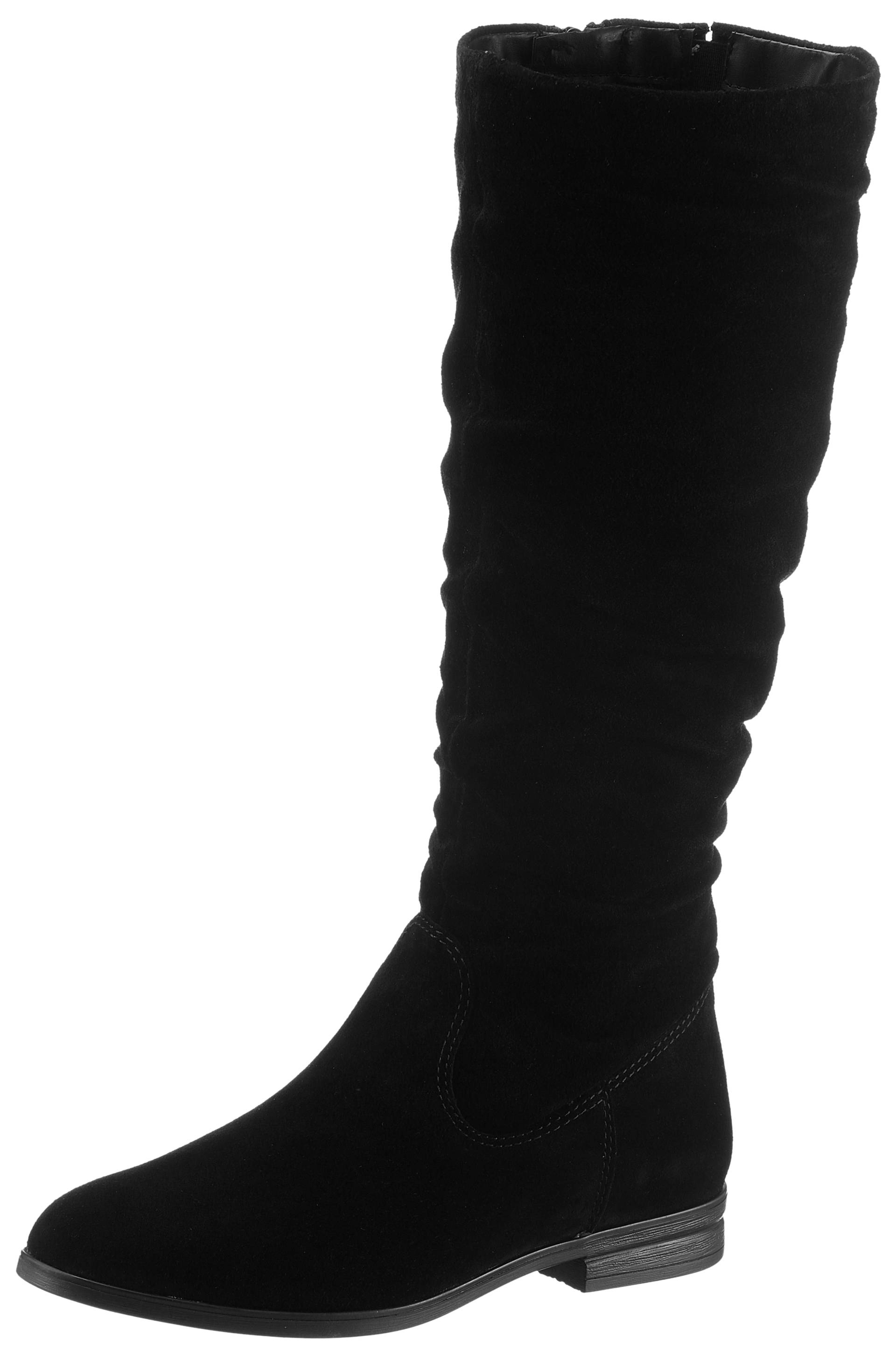 Tamaris Stiefel, mit modischen Faltungen am Schaft Tamaris Stiefel, mit modischen Faltungen am Schaft von tamaris