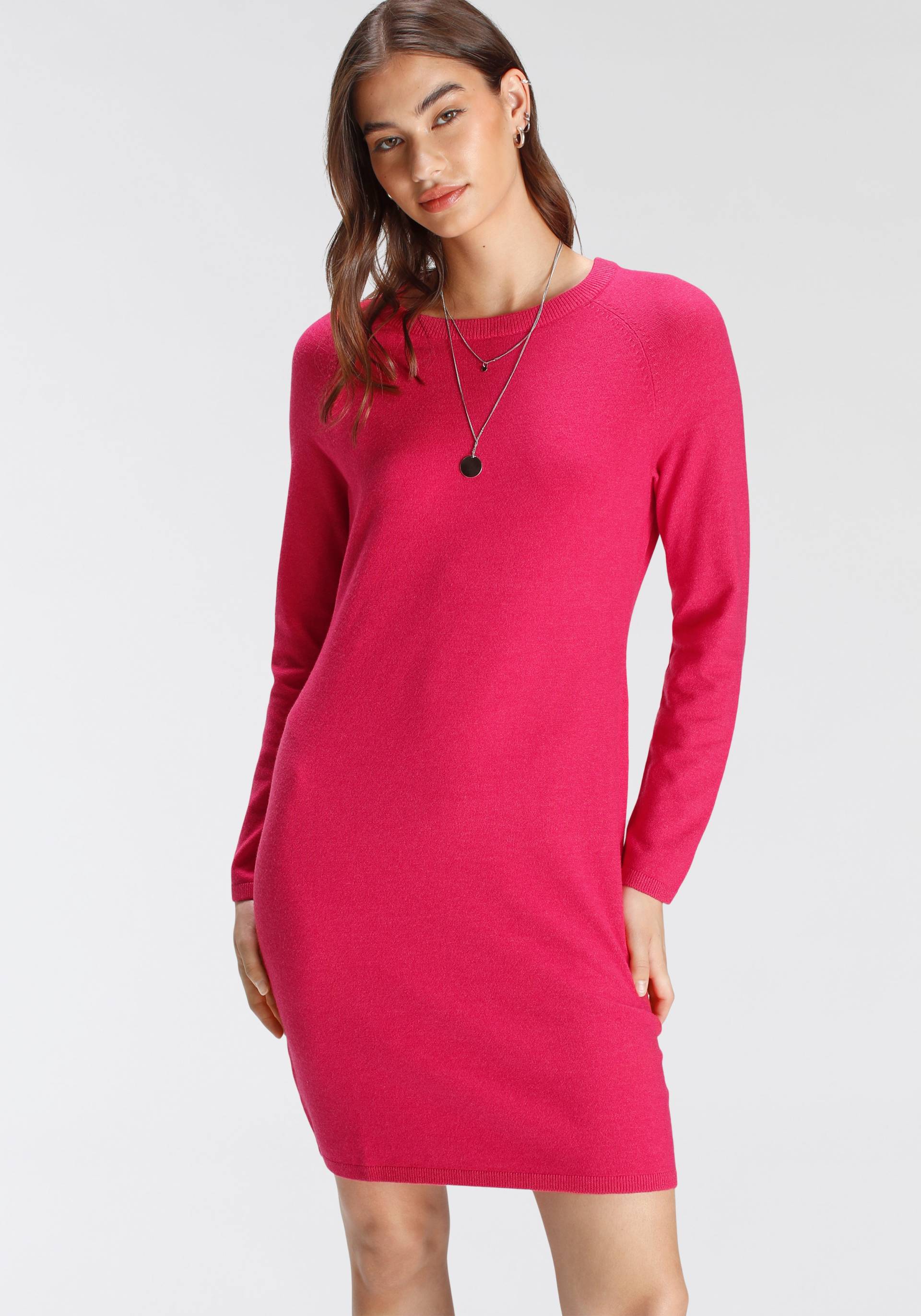 Tamaris Strickkleid, kurzes Kleid, figurumspielend, aus Viskosemischung Tamaris Strickkleid, kurzes Kleid, figurumspielend, aus Viskosemischung von tamaris
