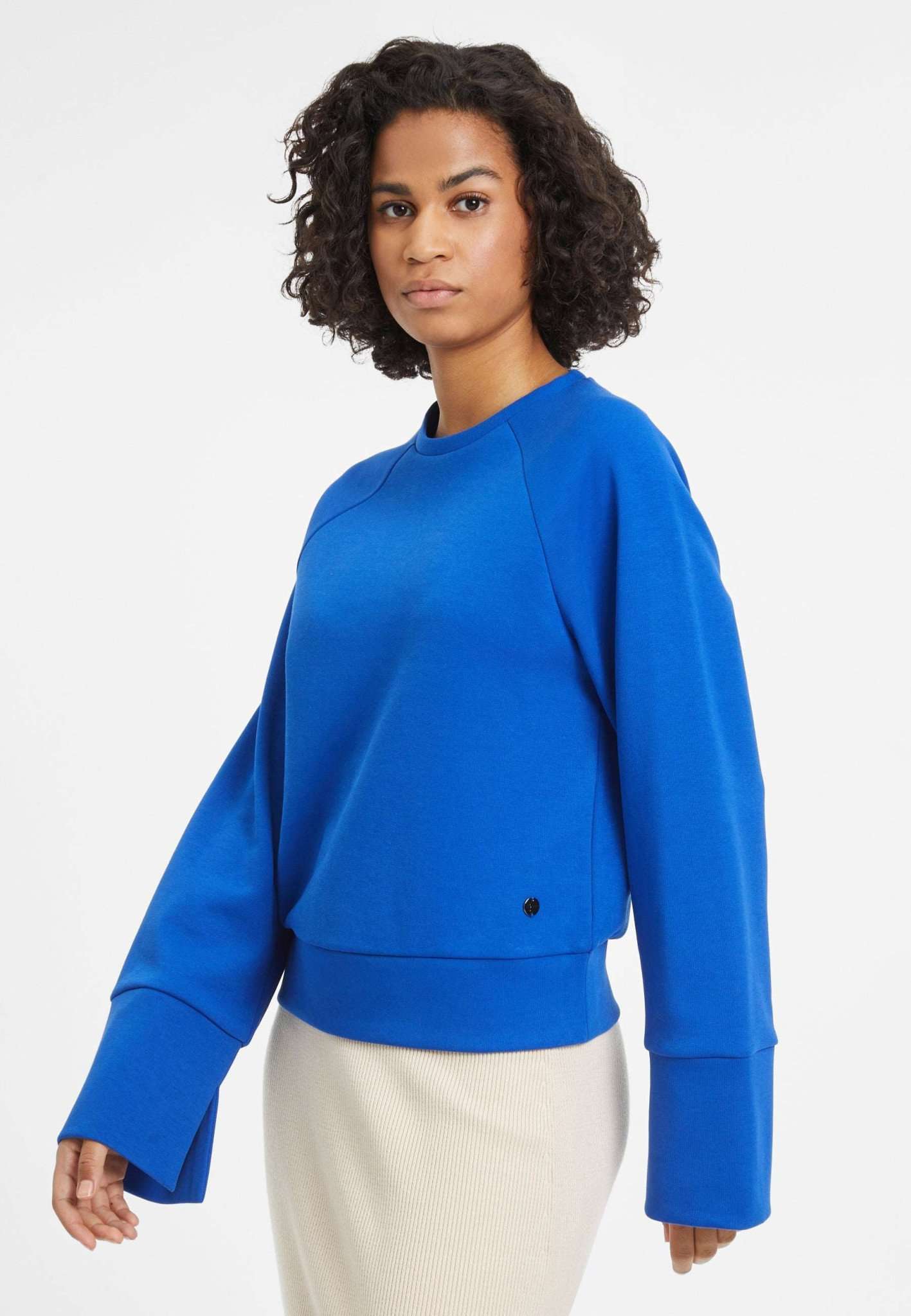Tamaris Sweatshirt »Sweatshirt Bahren Slit Sleeve Sweater« Tamaris Sweatshirt »Sweatshirt Bahren Slit Sleeve Sweater« von tamaris