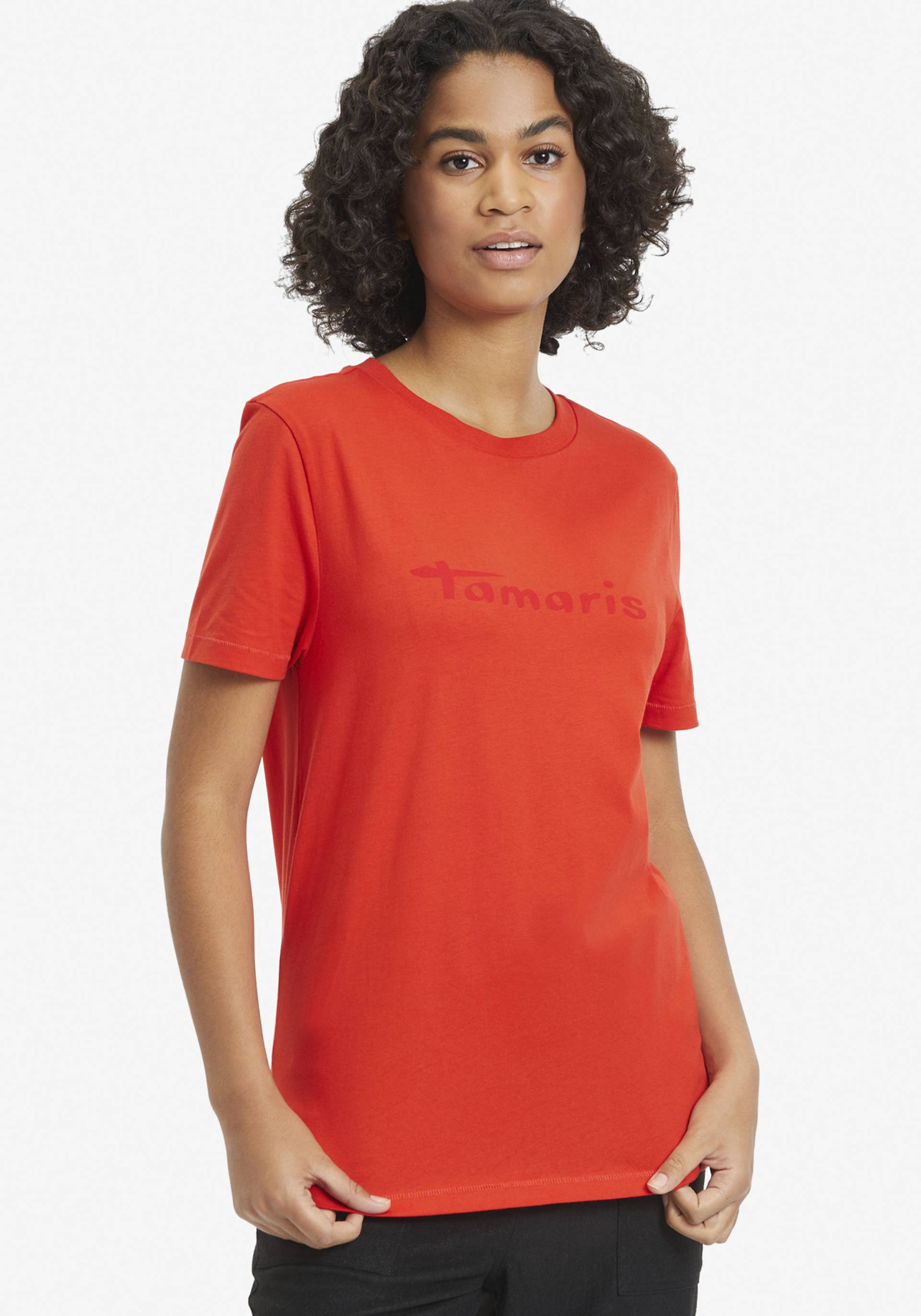 Tamaris T-Shirt, mit Rundhalsausschnitt - NEUE KOLLEKTION Tamaris T-Shirt, mit Rundhalsausschnitt - NEUE KOLLEKTION von tamaris