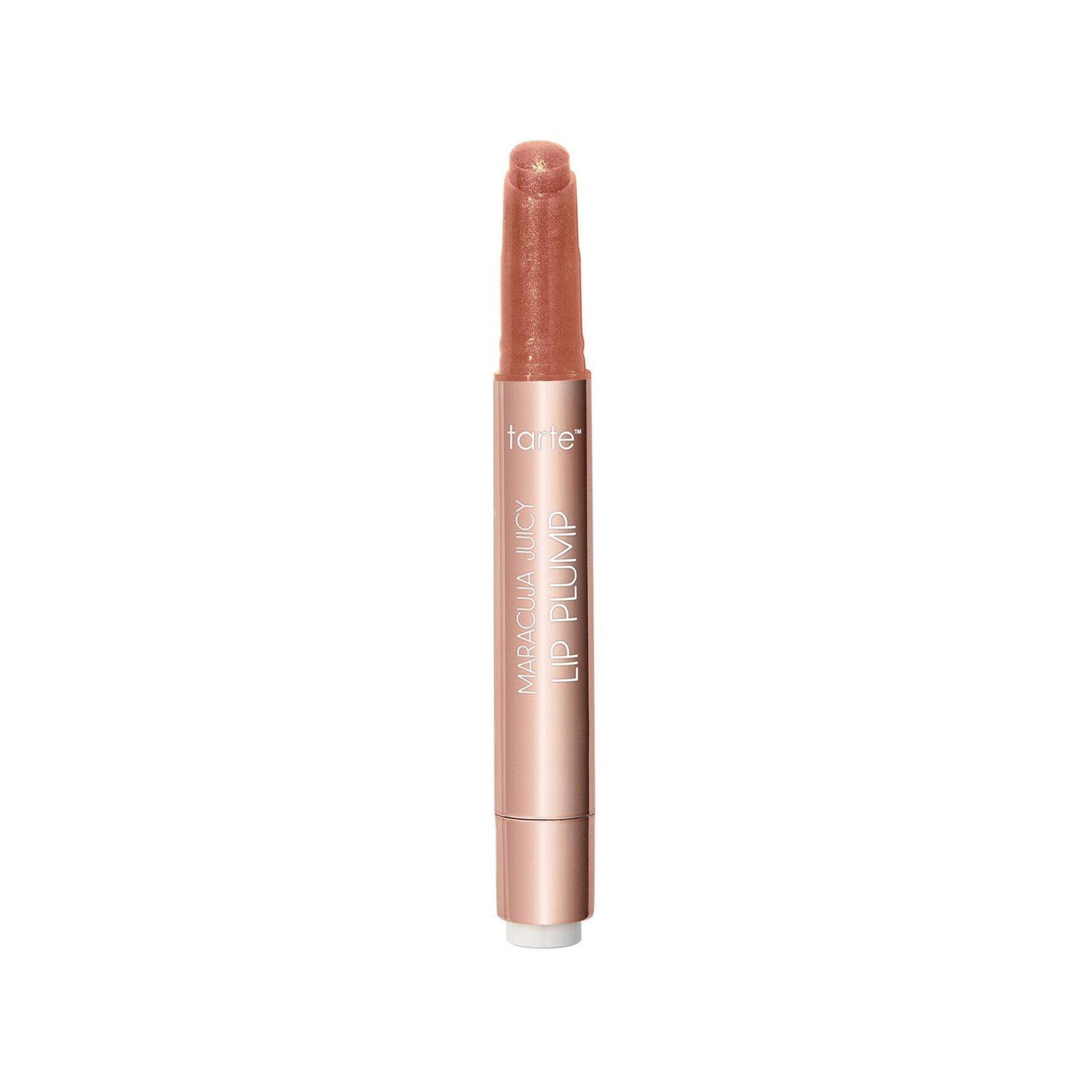 tarte - Maracuja Juicy Lip Shimmer Glass Plump Aufpolsterndes Glitter-Gloss, 2.7 g, Rosy Copper von tarte