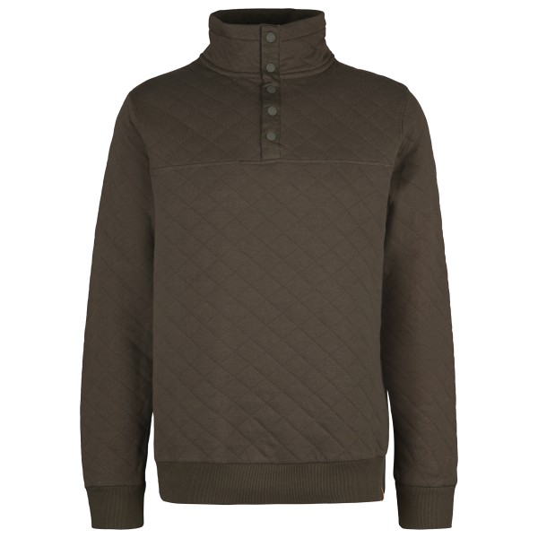 tentree - M Quilted Quarter Snap - Pullover Gr L;S braun von tentree