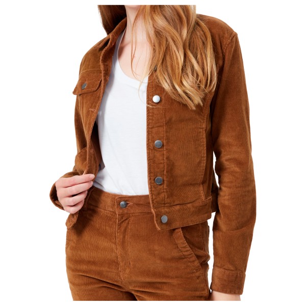 tentree - Women's Rowan Corduroy Jacket - Freizeitjacke Gr S braun von tentree