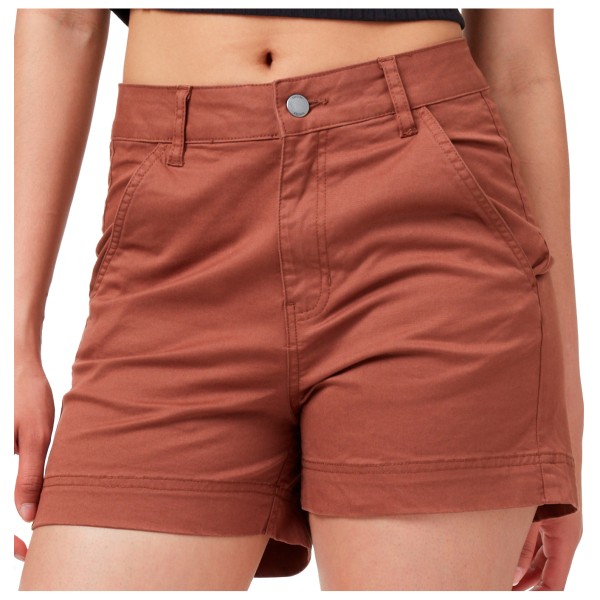 tentree - Women's Twill High Waist Short - Shorts Gr 10;12;2;4;6;8 rot;schwarz;weiß von tentree