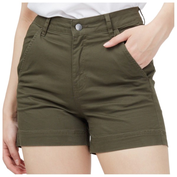 tentree - Women's Twill High Waist Short - Shorts Gr 10 weiß von tentree