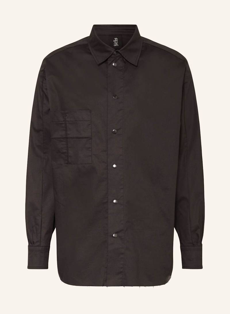 Thom/Krom Overshirt Comfort Fit schwarz von thom/krom