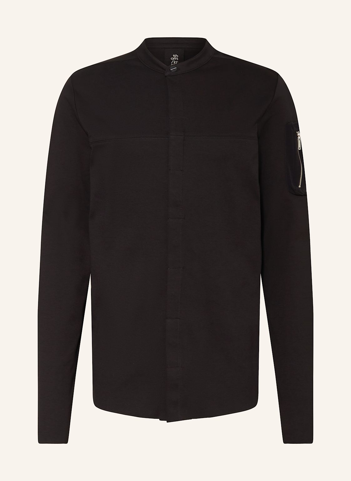 Thom/Krom Sweat-Overshirt schwarz Thom/Krom Sweat-Overshirt schwarz von thom/krom