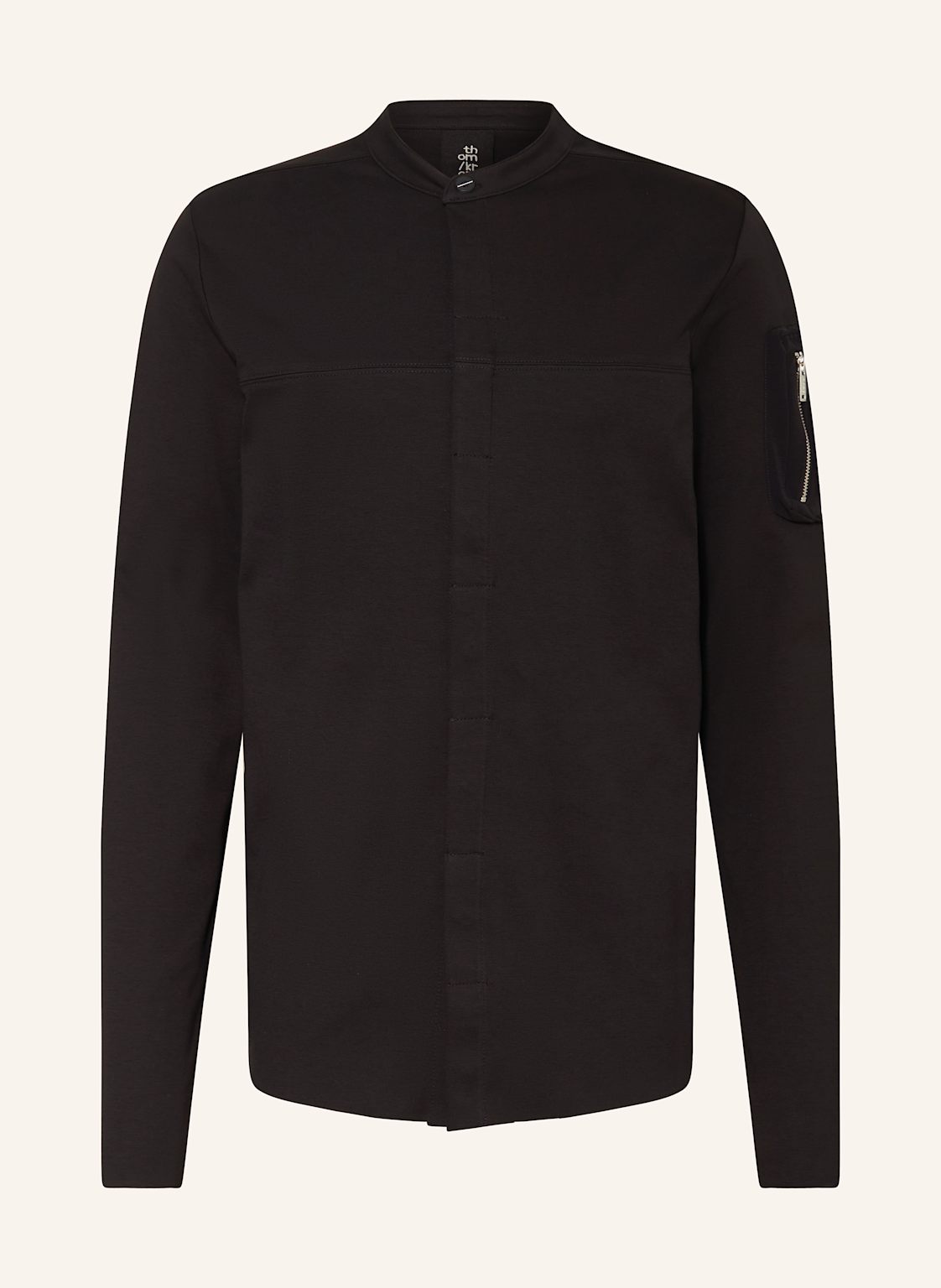 Thom/Krom Sweat-Overshirt schwarz von thom/krom