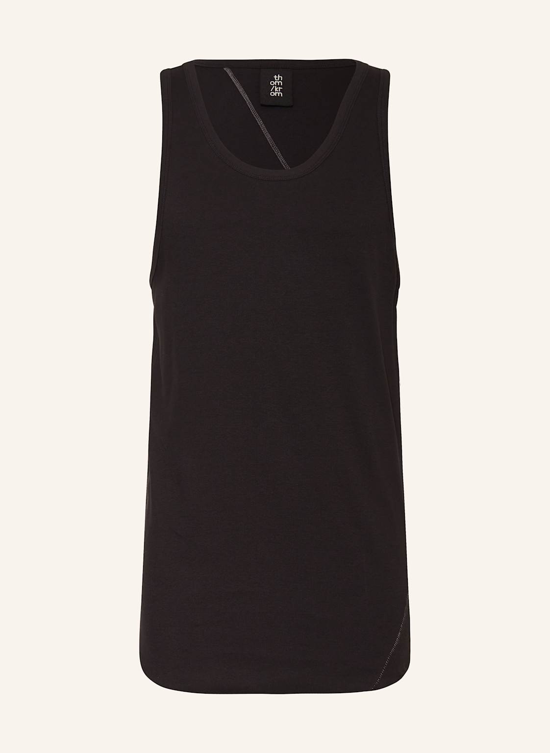 Thom/Krom Tanktop schwarz von thom/krom