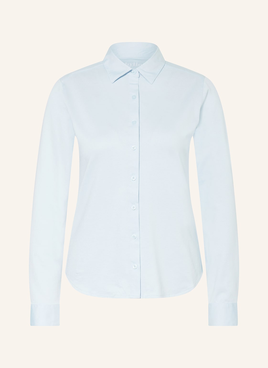 Thylie Hemdbluse Laurel Aus Jersey blau Thylie Hemdbluse Laurel Aus Jersey blau von thylie