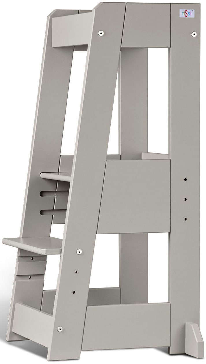 tiSsi® Stehhilfe »Lernturm Felix, Stromy grey«, Made in Europe von tiSsi®