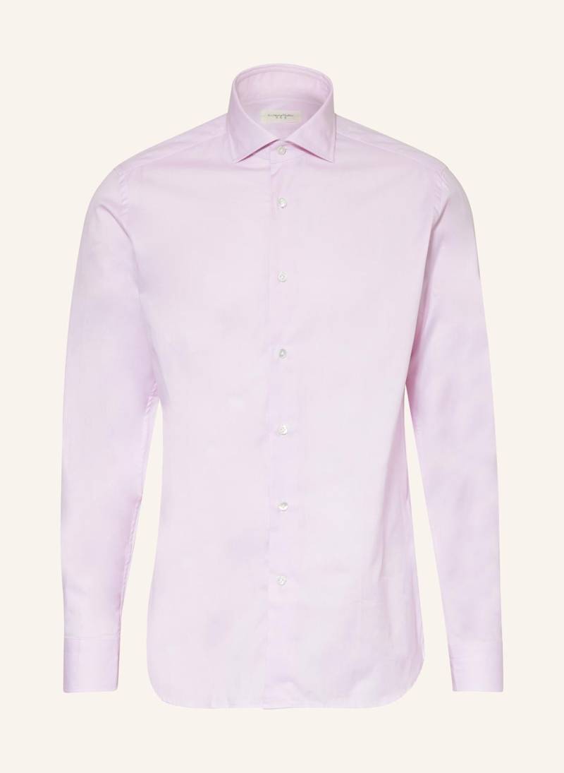 Tintoria Mattei Hemd Extra Slim Fit rosa von tintoria mattei