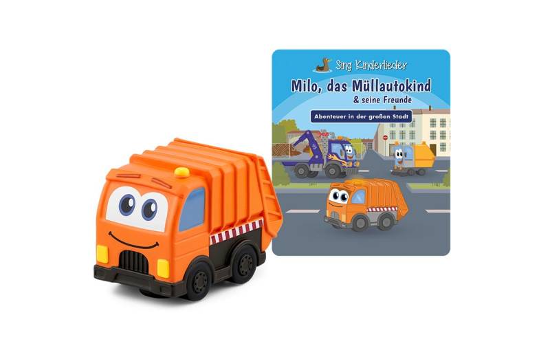 tonies Hörspiel »Sing Kinderlieder Milo, das Müllauto-Kind« von tonies