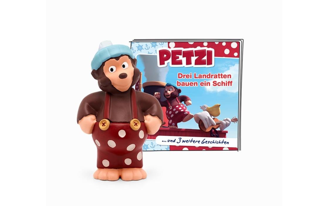 tonies Hörspielfigur »Petzi – Drei Landratten bauen ein Schiff« von tonies