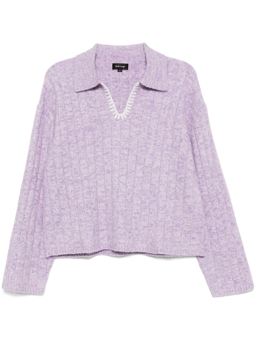 tout a coup V-neck jumper - Purple von tout a coup