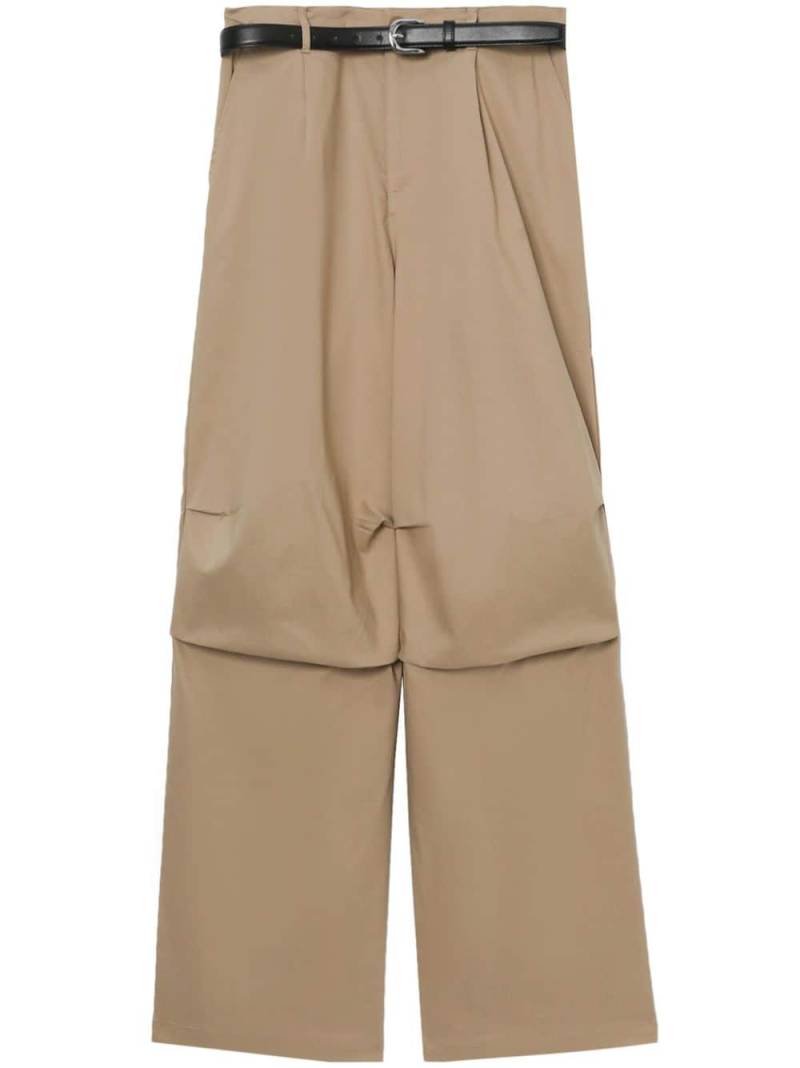 tout a coup belted wide-leg trousers - Neutrals von tout a coup