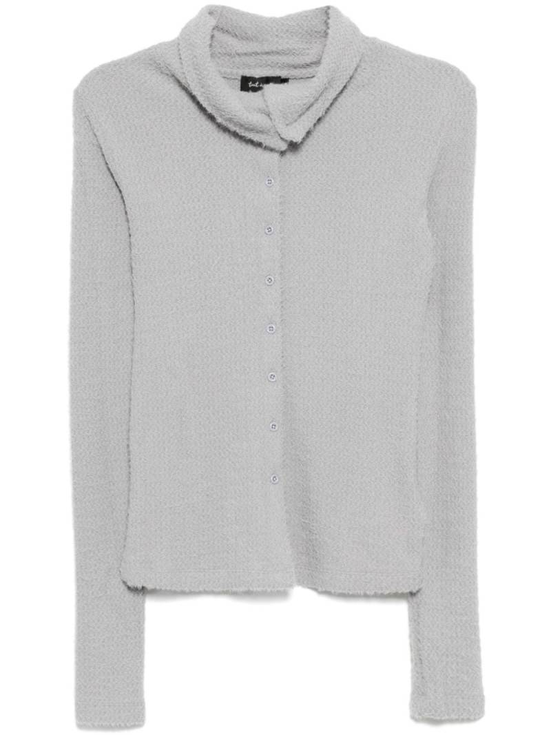 tout a coup brushed knit top - Grey von tout a coup