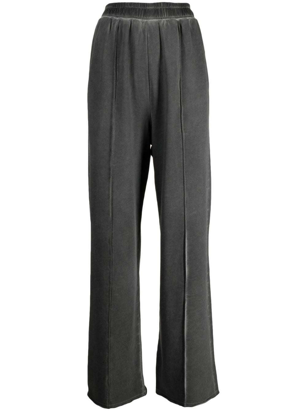 tout a coup cotton straight-leg trousers - Grey von tout a coup