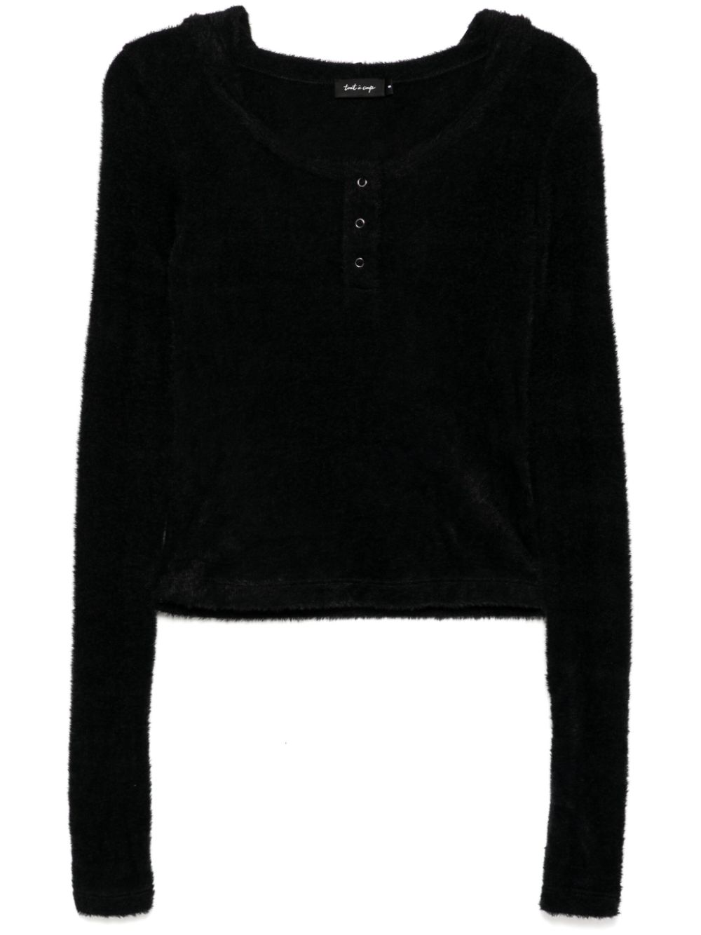 tout a coup cutout jumper - Black von tout a coup