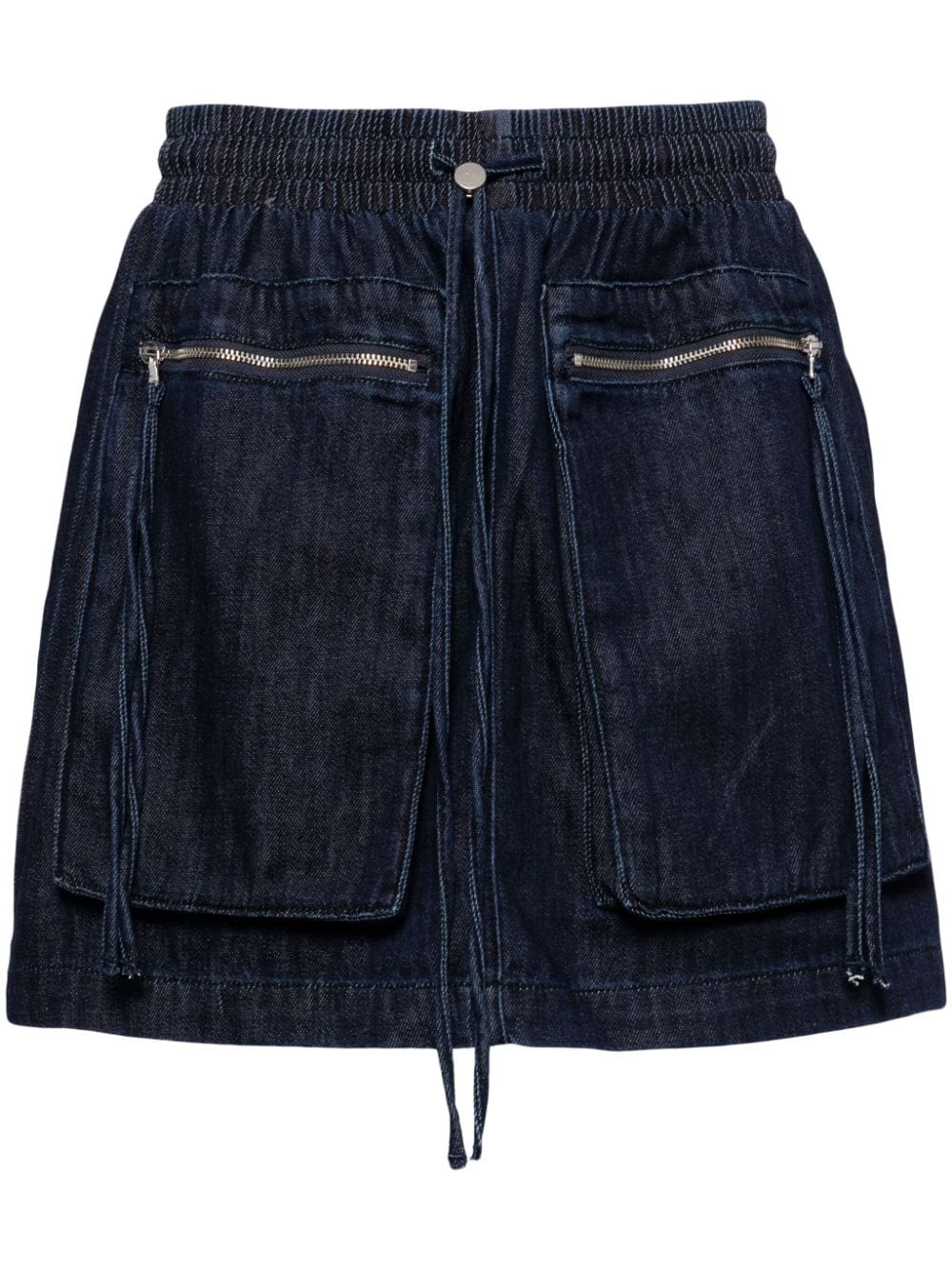 tout a coup drawstring-fastening denim skirt - Blue von tout a coup