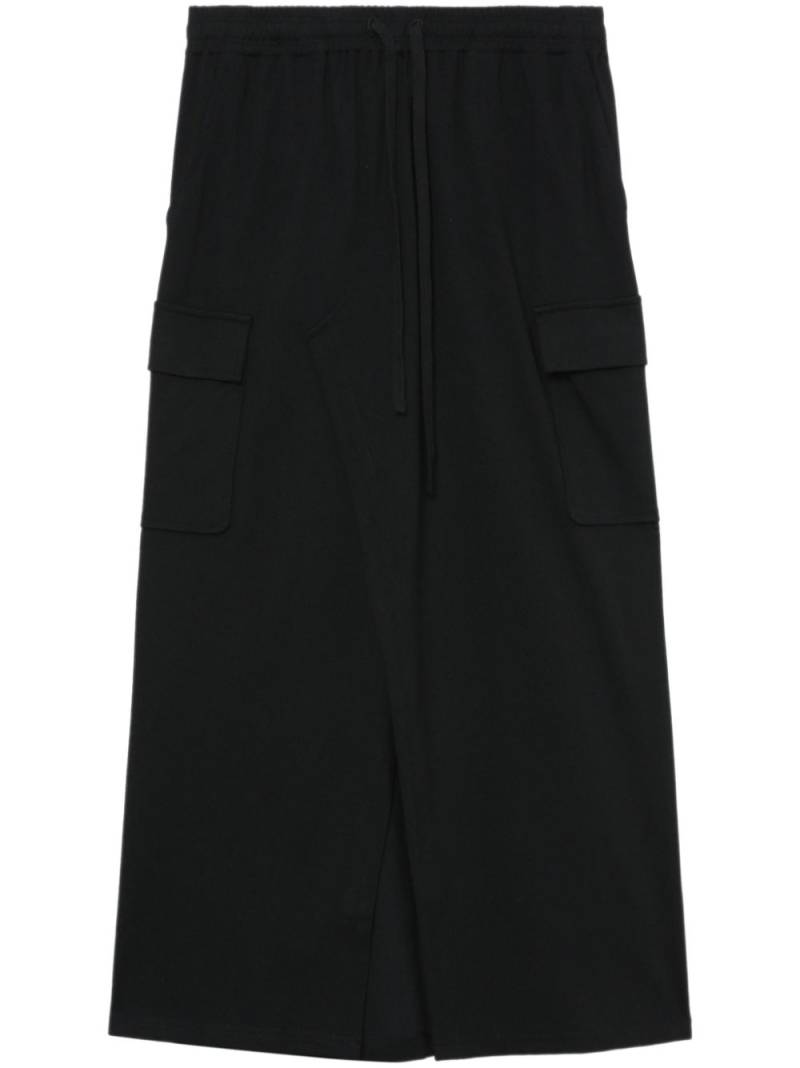 tout a coup elasticated-waist midi skirt - Black von tout a coup