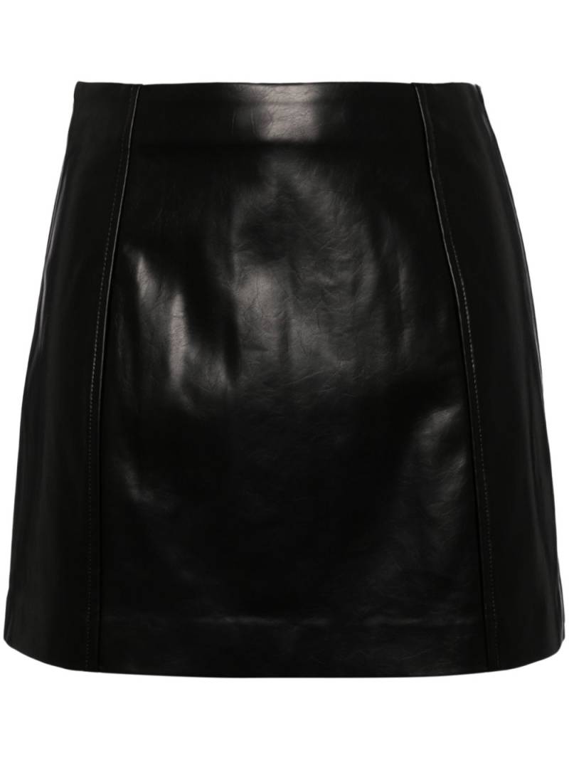 tout a coup faux fur mini skirt - Black von tout a coup