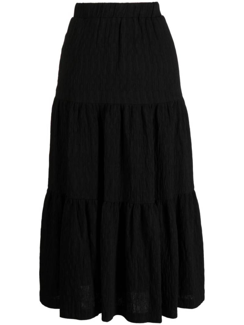 tout a coup flared A-line skirt - Black von tout a coup