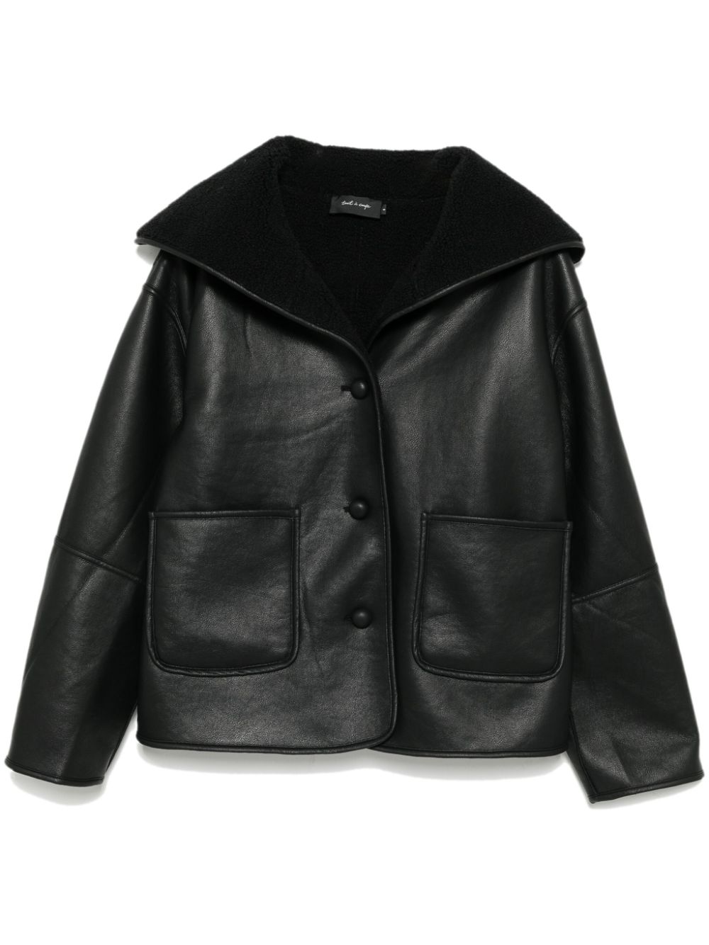 tout a coup fleece lined jacket - Black von tout a coup