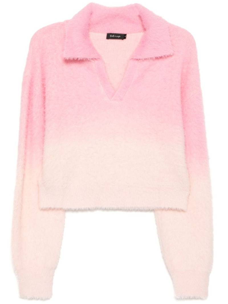 tout a coup gradient jumper - Pink von tout a coup