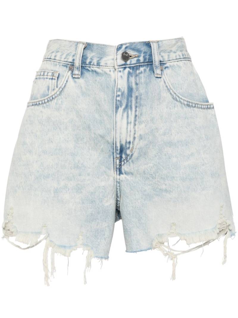 tout a coup high rise denim shorts - Blue von tout a coup