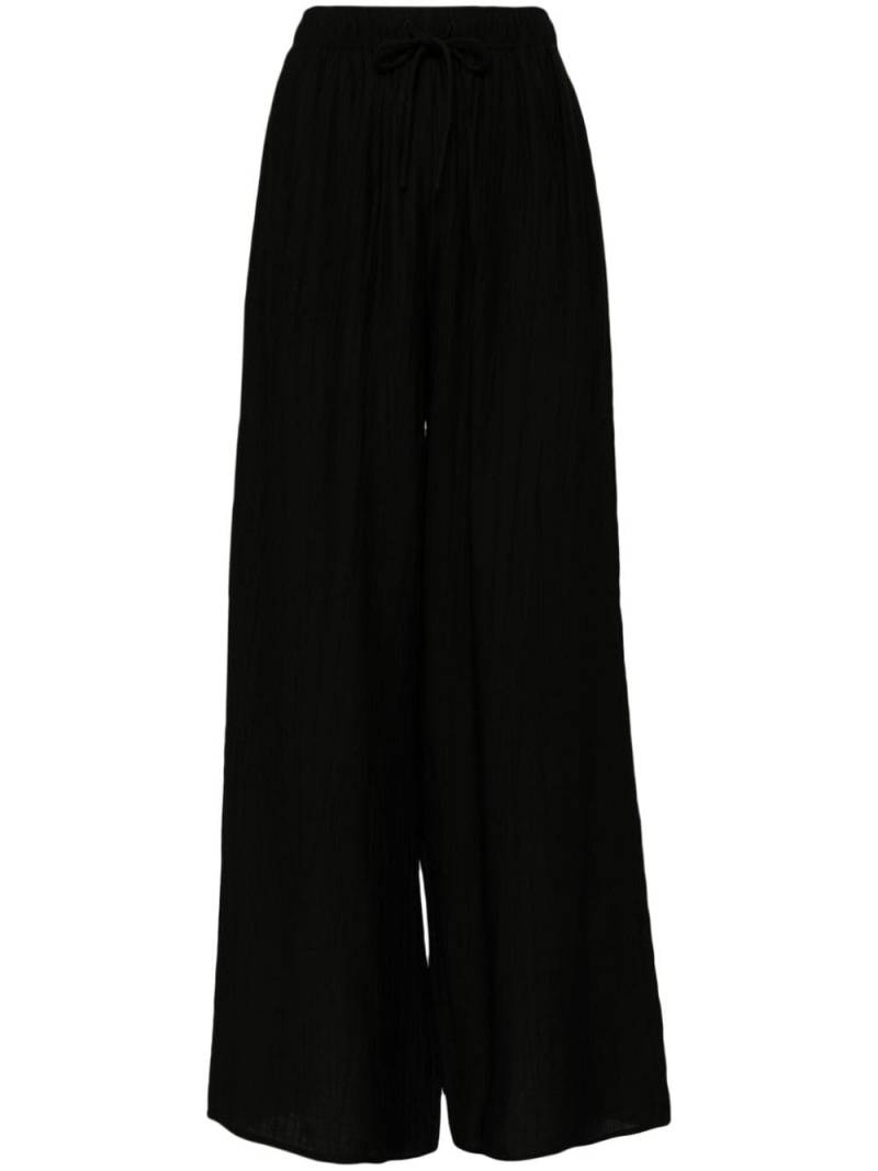 tout a coup high-waisted wide-leg trousers - Black von tout a coup