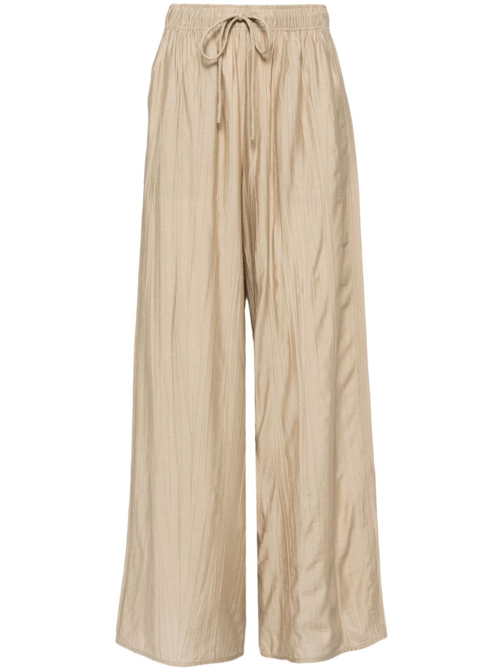 tout a coup high-waisted wide-leg trousers - Neutrals von tout a coup