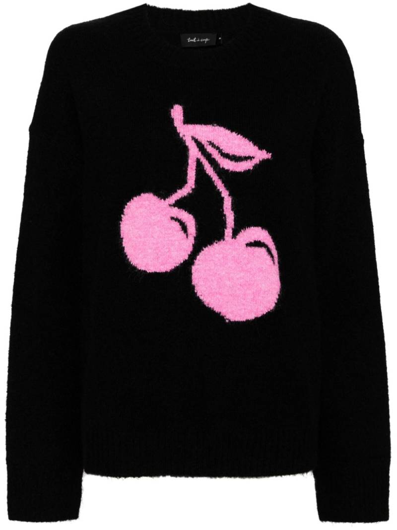 tout a coup jacquard jumper - Black von tout a coup