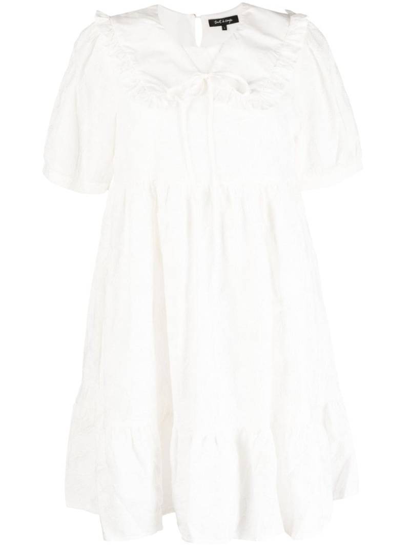 tout a coup lace Peter Pan-collar dress - White von tout a coup