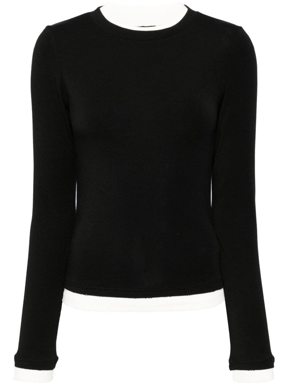 tout a coup layered T-shirt - Black von tout a coup