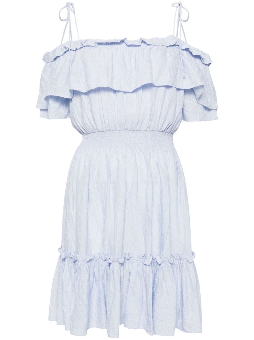 tout a coup off-shoulder dress - Blue von tout a coup