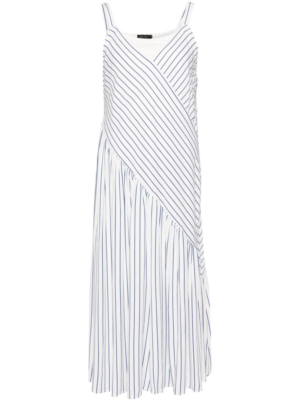 tout a coup striped poplin jumpsuit - Blue von tout a coup