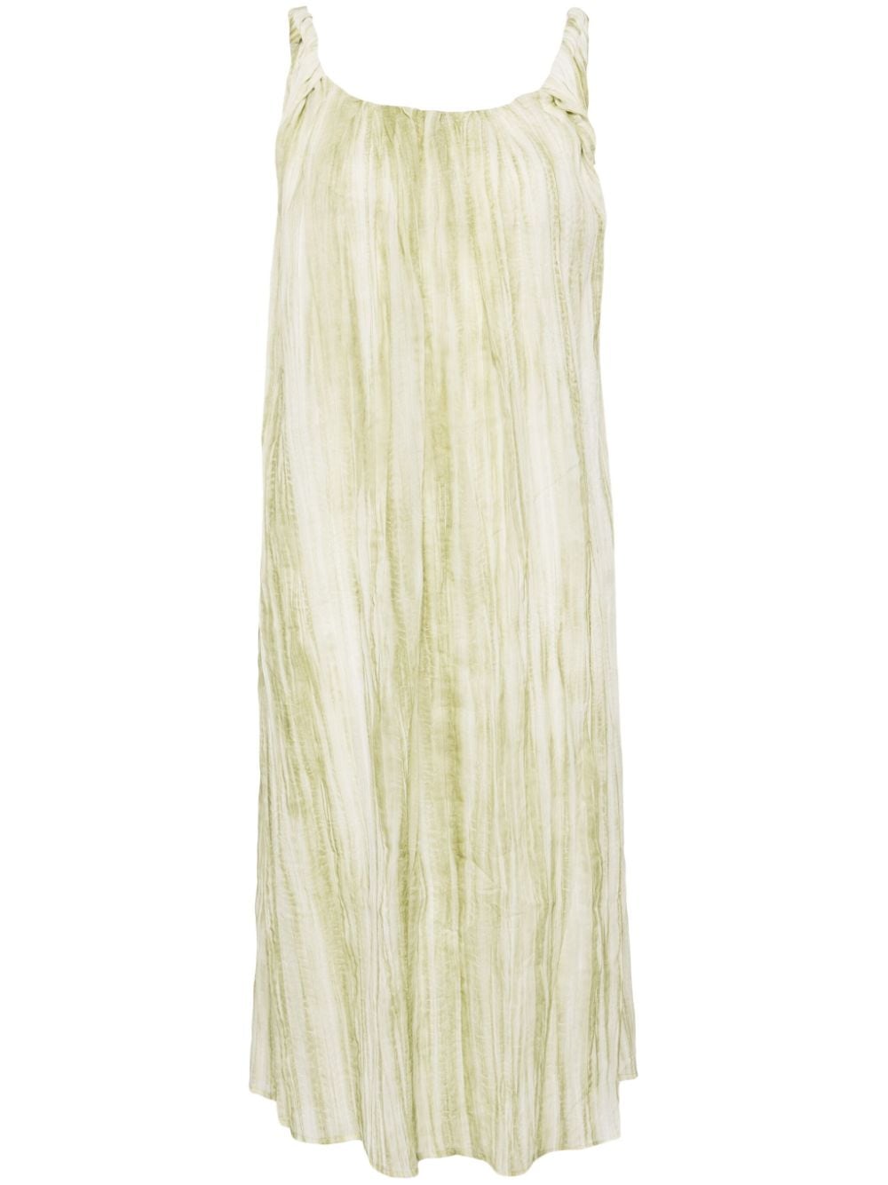 tout a coup twisted-straps shift dress - Green von tout a coup